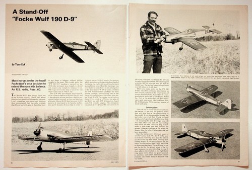 Flying models focke wulf 190 - focke,