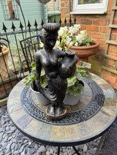 Antique Wooden Carving Of Lady