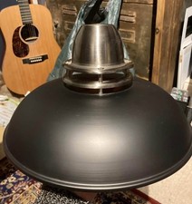 John Lewis Carmine Easy-to-Fit Ceiling Shade, Pewter/Copper