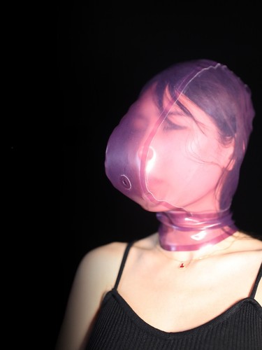 Transparent latex hood - transparent,