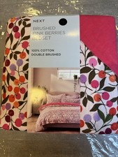 Next Pink Berries King Duvet