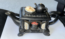 Unusual Fireplace/Stove Decorative Teapot (Vintage)