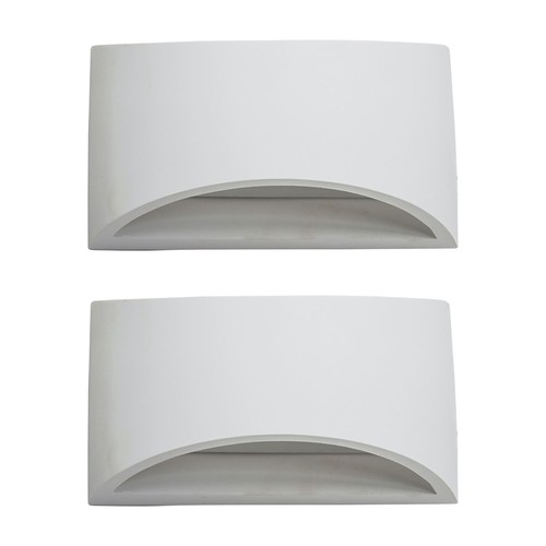 Set modern white - white, plaster