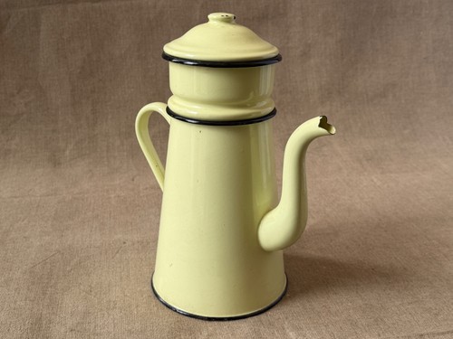 Vintage french enamel coffee - french,