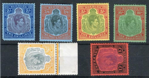Bermuda kgvi 1938 - bermuda, 1938-53