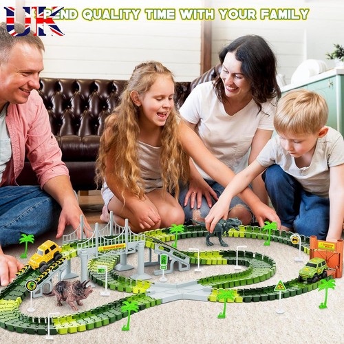 Dinosaur tracks 144 pcs create - dinosaur,