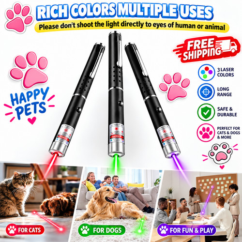 Red laser pointer pen light - red,