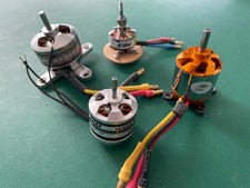 4 Electric Model Aeroplane Motors including Eflite, E Max, Turnigy .