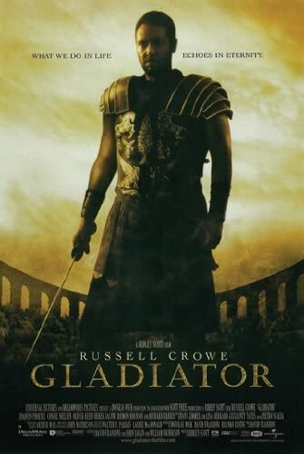 Gladiator movie poster russell - gladiator,