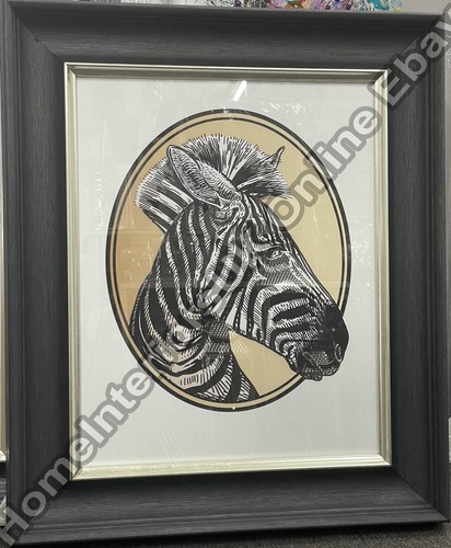 Black white zebra - &, art