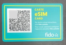 Fido eSim e sim e-sim