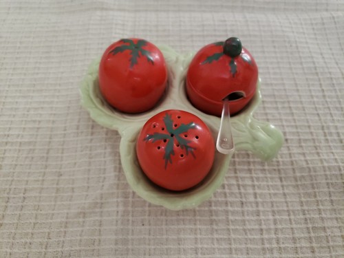 Carlton ware condiment set - carlton,