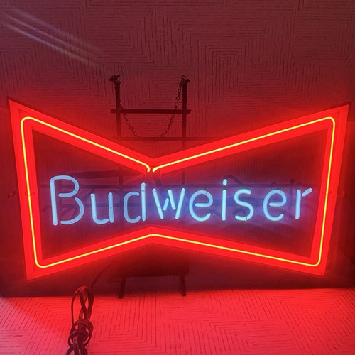 Budweiser neon sign rare - sign,