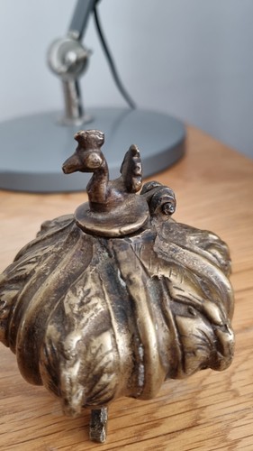 Vintage decorative brass bird