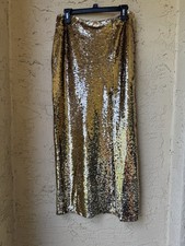 Gianni Bini Gold Sequin Midi