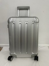 Travelking All Aluminium Metal Suitcase Cabin Carry on Spinner Case Hard Shell