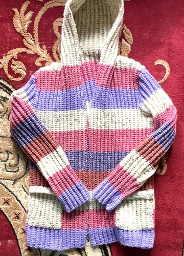 Hand knitted aran - hand,