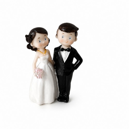Bride and groom cake - and,