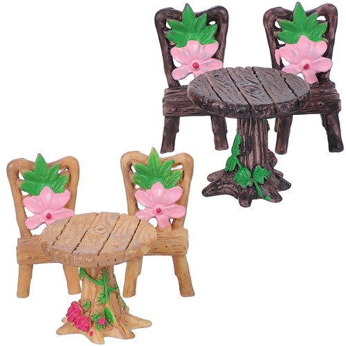 2sets mini resin table - mini,