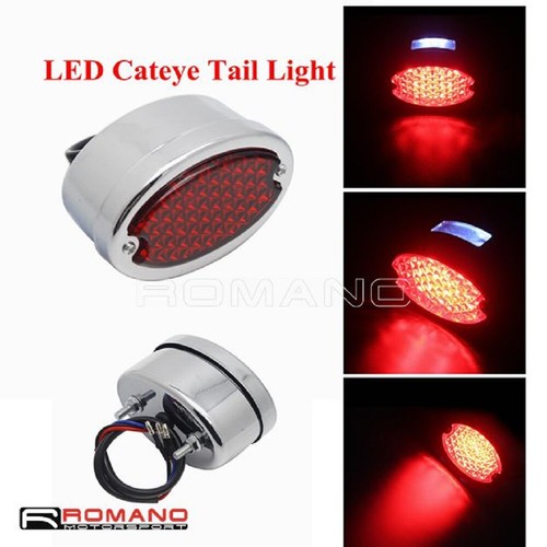 Cat eye led - rear, license