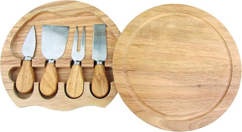 Cheese board and knives - and, set