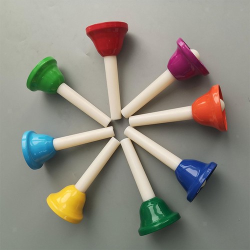 8pcs hand percussion bells - 8pcs,