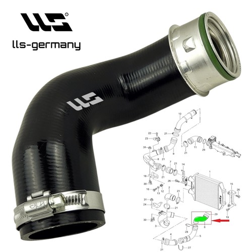 Turbo hose charge air - turbo, for