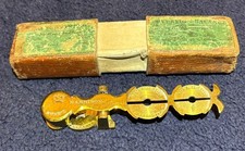 Harrison Antique Brass Sovereign Scales Boxed