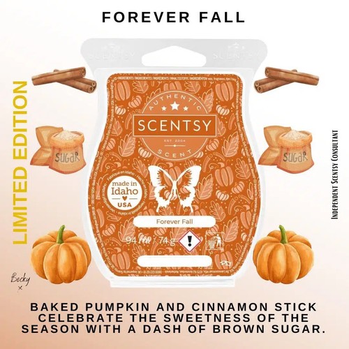 Scentsy forever fall wax - 🍂,