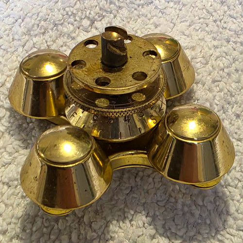 Vintage brass ball torsion - brass,
