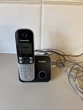 Panasonic KX-TG6811E Single Digital Cordless Telephone In Black & Silver
