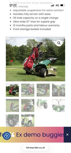Fairway rider single seat - rider,