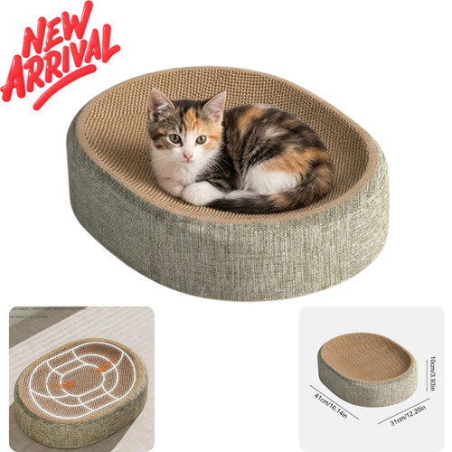 Cat scratcher bowl - scratcher, creative