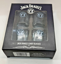 SET OF FOUR JACK DANIELS SHOT