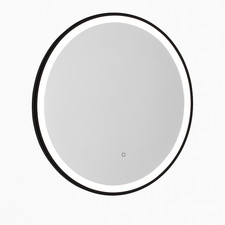 Illuminated Bathroom Mirror John Lewis HiB Dia.60cm Black No Belt RRP£394