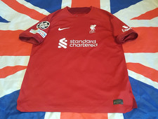 Liverpool FC Official Champions League Home Shirt 2022/23 Luis Diaz #23 (XLB)