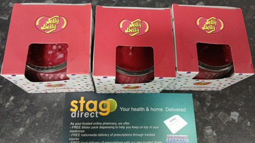 Jelly belly candle pot - pot, very