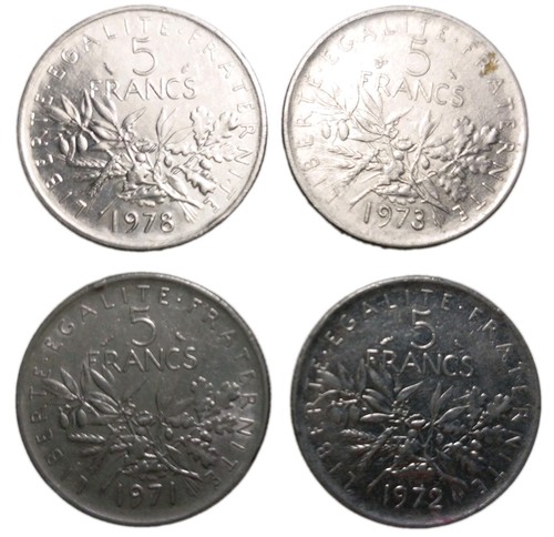 French francs coin lot - francs,