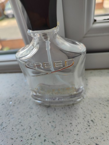Empty creed bottle with cap - creed,