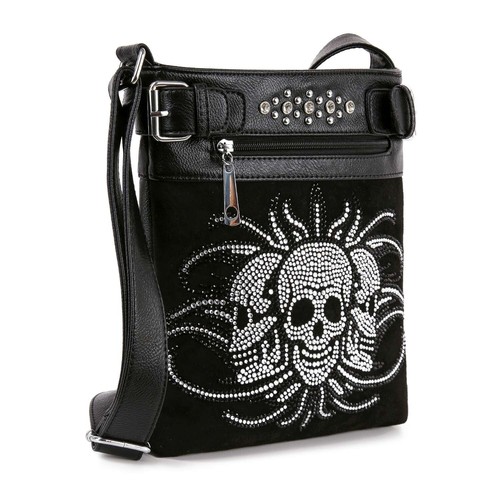 Women rhinestones trio skull - rhinestones,