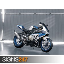 BMW HP4 poster - motorbike