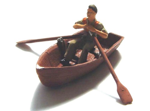 Rowing boat figure - rowing,