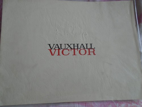 Vauxhall victor brochure - vauxhall,