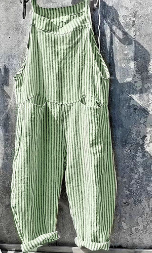 Womens striped linen cotton - womens,