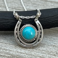 18" Sterling Silver Turquoise