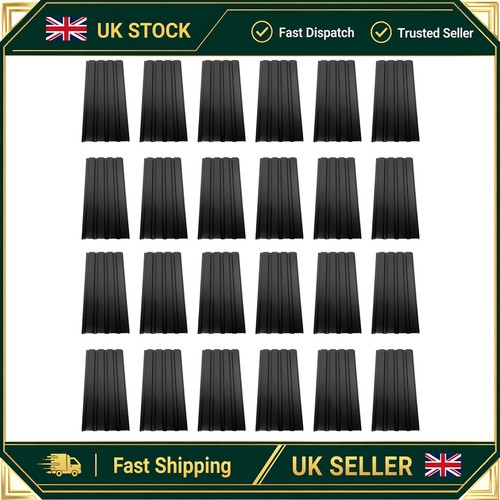 24pc black corrugated steel - 24pc,