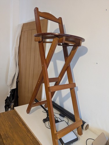 Bamboo wooden folding bar - bamboo,