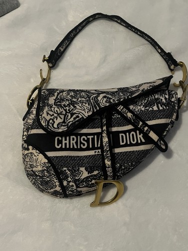 Dior saddle small canvas - small,