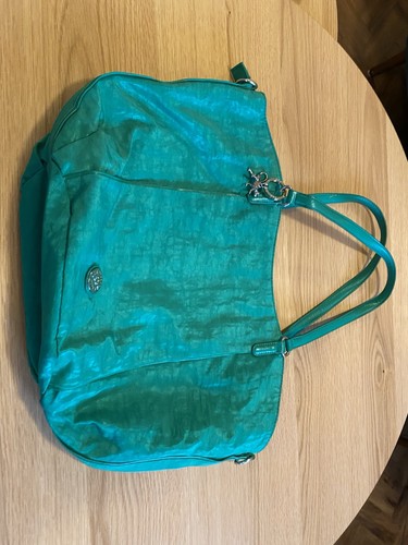 Kipling green tote bag with - green,