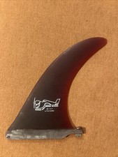 Tru Ames 8" 4A George Greenough Single Red Surfboard Fin